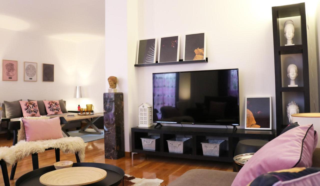 Impresionante Piso En El Centro De Pontevedra Con Terraza Y Parking Apartment Luaran gambar