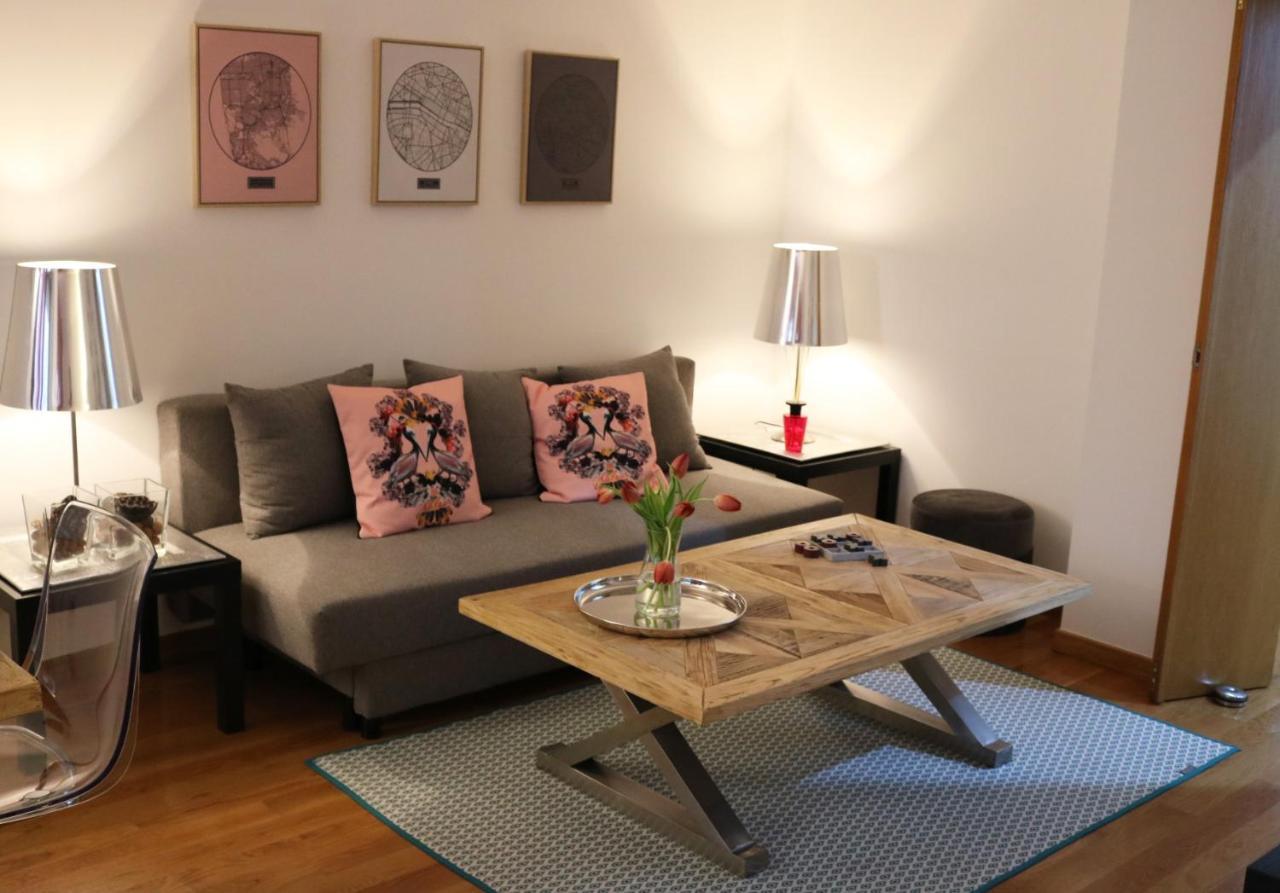 Impresionante Piso En El Centro De Pontevedra Con Terraza Y Parking Apartment Luaran gambar